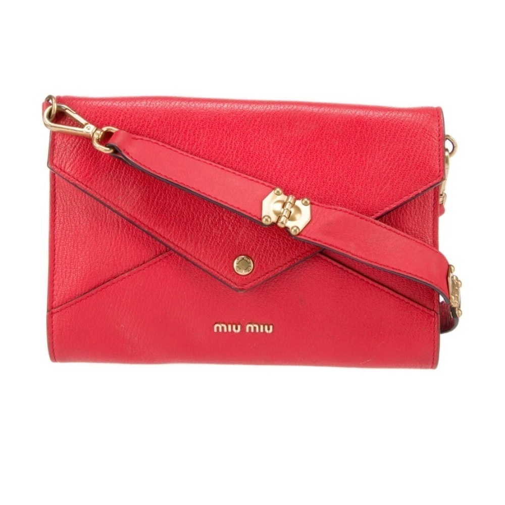 Miu Miu leather Crossbody Bag